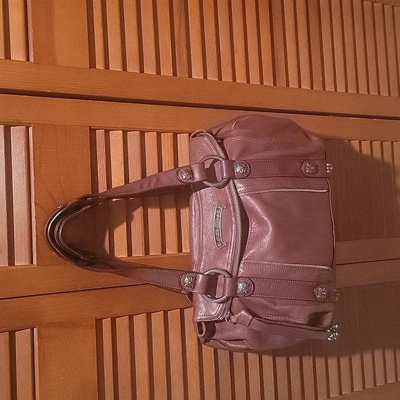 B. MAKOWSKY BUTTERY SOFT BROWN LEATHER HOBO BAG - Picture 9 of 9